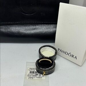 Pandora 14 K Gold Bubble Ring